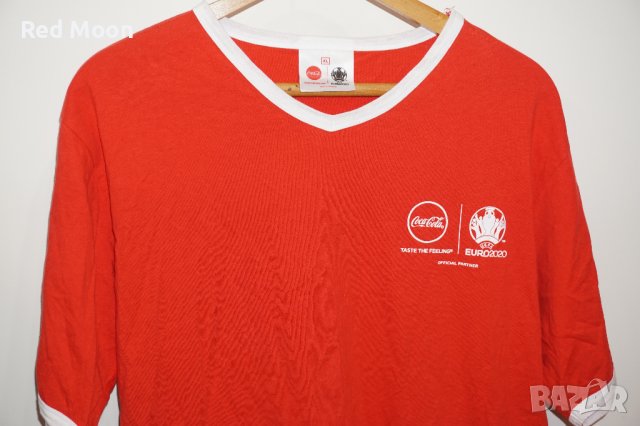 Оригинална Тениска на Coca Cola Uefa Euro 2020 Размер XL, снимка 2 - Колекции - 42142504