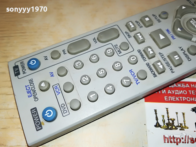LG 6711R1P072A DVD/VIDEO REMOTE-ВНОС SWISS 1004221805, снимка 3 - Дистанционни - 36409531