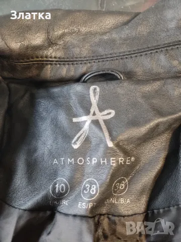 Юношеско яке Дамско яке Рокерско яке Еко кожа на марка "atmosphere coats uk" - UK и внос от Англия, снимка 4 - Якета - 50428929