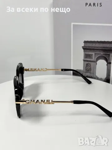 Chanel Слънчеви Очила С UV400 Защита С ПОДАРЪК🎁Калъф Шанел - Различни Цветове Код E109, снимка 10 - Слънчеви и диоптрични очила - 50231401