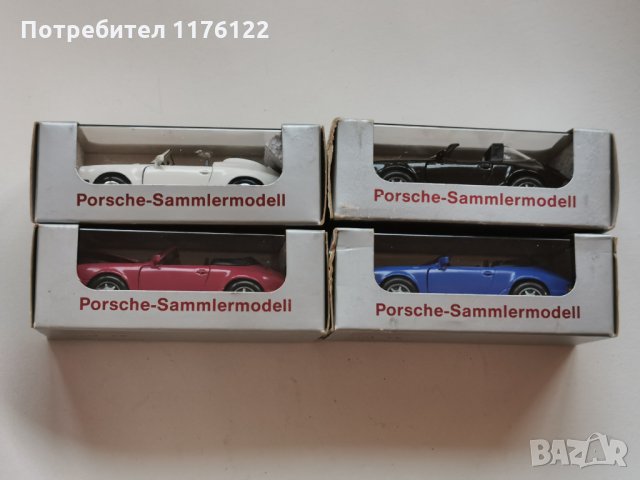 1/43 NZG Porsche 911 Turbo / Targa / Cabriolet / Roadster /Made In Germany/ Порше Модели Нови В Кути, снимка 2 - Коли, камиони, мотори, писти - 35997690