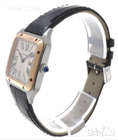 Cartier Santos - Dumont 38mm SWISS Movement Steel Rose Gold Дамски / Унисекс Различни Варианти, снимка 9 - Дамски - 52996801