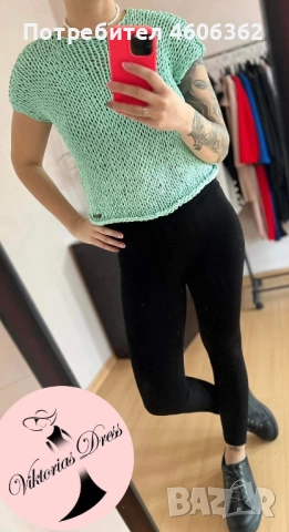 ръчно изплетен пуловер памук