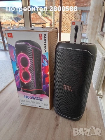Аудио система JBL PARTYBOX ULTIMATE 1100 +МИКРОФОН