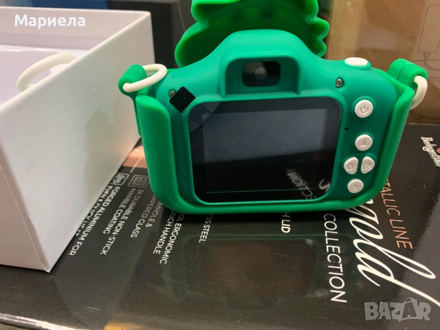 Цифров фотоапарат за деца, двойна камера, силиконова защита, 32GB карта, снимка 3 - Други - 53202045