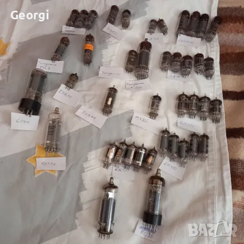 радио и телевизионни лампи, снимка 2 - Радиокасетофони, транзистори - 49764975