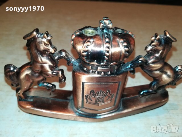 МЕТАЛНА ЗАПАЛКА С КОНЕ-ВНОС ФРАНЦИЯ 0402221247