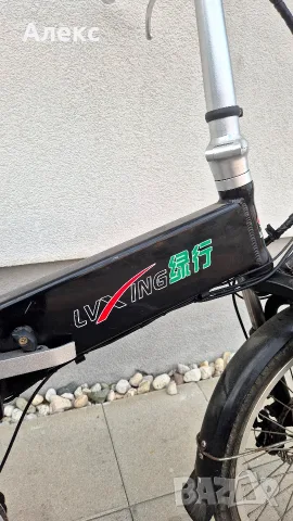 Електрически велосипед, сгъваем LvXing (48V / 9Ah, Shimano, дискови спирачки), снимка 8 - Велосипеди - 55967978