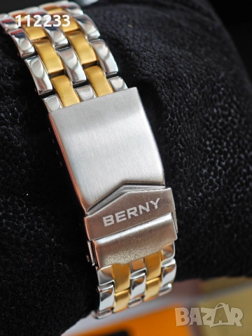 BERNY-Men Automatic Dress Watch - MIYOTA 8205 AUTOMATIC, снимка 7 - Мъжки - 52584686