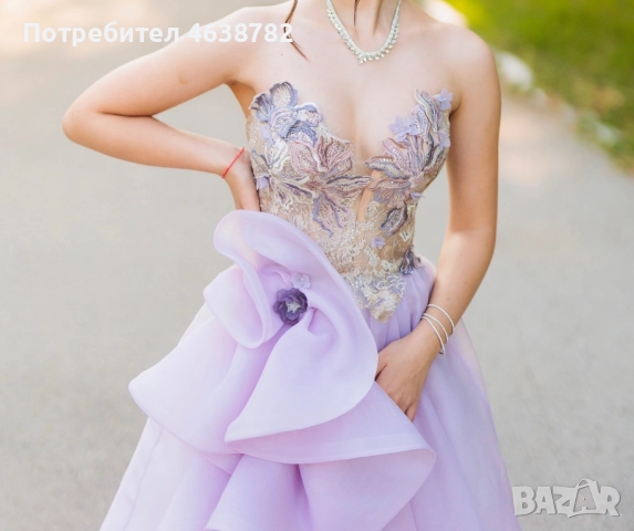 Бална рокля София Борисова, снимка 3 - Рокли - 52255250