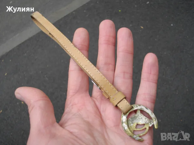 СТАР КЮСТЕК ЗА ДЖОБЕН ЧАСОВНИК ПОДКОВА КОН , снимка 4 - Антикварни и старинни предмети - 49528216