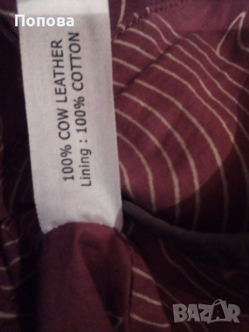 '' NOOSA " Амстердам - голяма чанта  естествена кожа, снимка 13 - Чанти - 36454727