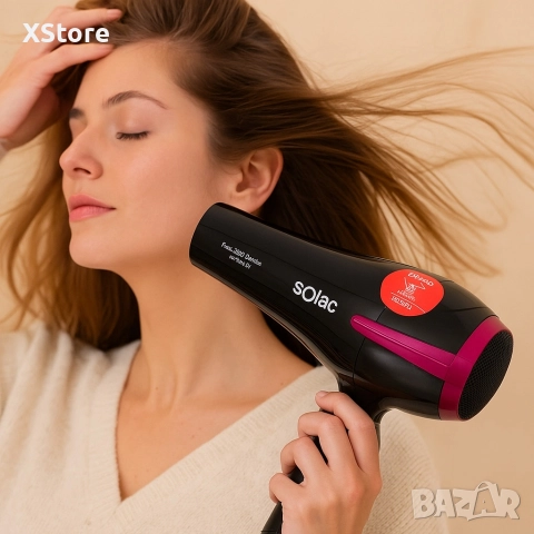 Сешоар Solac Fast, 2200 Légere – ултра лек и мощен, снимка 3 - Сешоари - 52595235