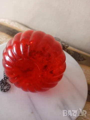 Висящ стъклен свещник, снимка 4 - Декорация за дома - 50233909