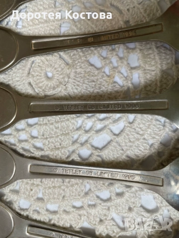 Красиви детски лъжички от Англия с маркировки, снимка 6 - Антикварни и старинни предмети - 51457165