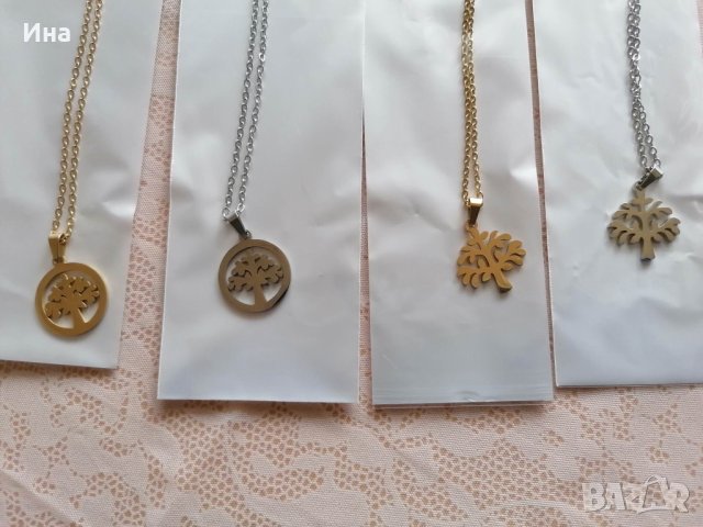 Колие Дървото на живота медицинска стомана, снимка 1