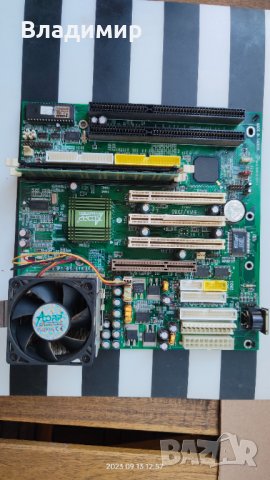 ✅6ZX85 дъно със Селерон на 500, снимка 1