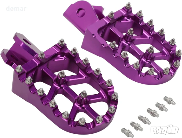 BIUGERCN Мотоциклетни стъпенки, по-широки, CNC, за Surron, Sur, Ron, LBX, Talaria, Sting, MX3/R, MX4, снимка 8 - Аксесоари и консумативи - 50595627