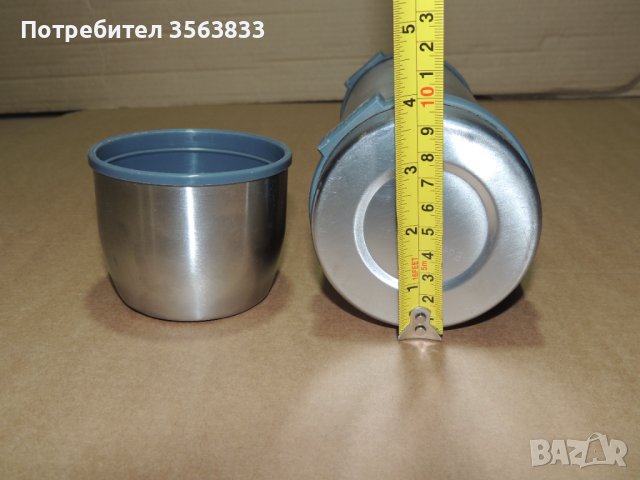Термос 1 литър от Неръждаема стомана без капачка на винт, снимка 3 - Термоси - 44375917