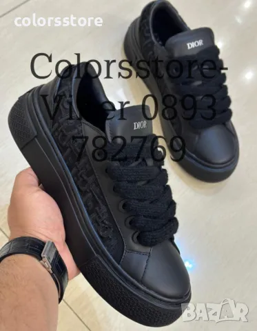 Мъжки черни кецове  Christian Dior-BR97z