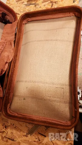 Куфар кожен винтидж ретро , снимка 10 - Куфари - 49992379