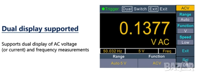 OWON XDM1241 цифров мултиметър, снимка 8 - Друга електроника - 52658301