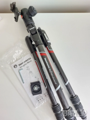 Чисто нов карбонов статив Manfrotto Advanced MKBFRTC4-BH 