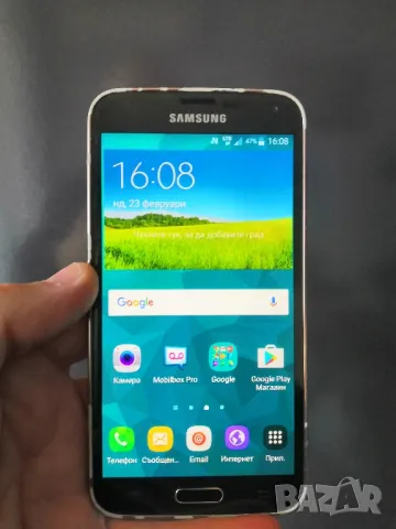 Samsung Galaxy S5 с оригинален кабел 