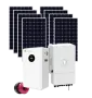 Автономна соларна система 7 kW + инвертор Deye 6 kw + 10 kwh литиева батерия - Трифазна, снимка 1
