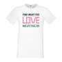 Мъжка тениска Find What You Love, снимка 1 - Тениски - 36193145