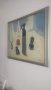 К-на платно масло Иван Гецов 1965г р-р100/80см в рамка, снимка 5