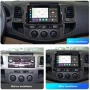Мултимедия Android CarPlay за Toyota Fortuner / Vigo / Hilux + Камера, снимка 2