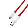 100% оригинален кабел за ONEPLUS original cable USB A to Type C 4A D301 1 m red bulk, снимка 2