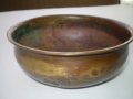 Стар месингов съд таз за баня, снимка 4
