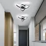 Модерна черна LED таванна лампа 30 W, 6500 K, 37 x 37 см, снимка 5