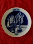 Колекционерска порцеланова коледна чиния 1986 г. Hackefors Швеция., снимка 1