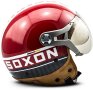 Каска Soxon Plus, M, за мотопед, мотор, скутер,Веспа,Vespa, снимка 1 - Аксесоари и консумативи - 42613541