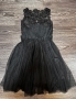 Официална черна рокля за момиче, снимка 4