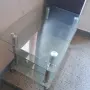 ТВ/Аудио маса от закалено стъкло, снимка 1