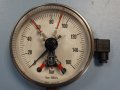 Ел. контактен Манометър Nuova Fima Ф 160, 160 bar, снимка 2