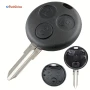 Кутийка за ключ с 3 бутона за Smart ForTwo / ForFour с острие, снимка 2