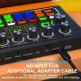 F009 Audio Mixer Звукова карта на живо с DJ миксерни ефекти и студийно оборудване Voice Changer, снимка 7