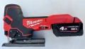 Milwaukee M18 FBJS - Безчетков прободен трион 2x18V 4.0Ah перфектен!, снимка 3