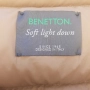 Benetton дамско олекотено яке с гъши пух в бежов цвят, като ново, снимка 3