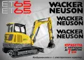 WACKER NEUSON строителна техника и механизация стикери, снимка 7