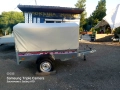 Туристическо, самосвално ремарке REPO DRS с брезент и шпригли до 750kg., снимка 2