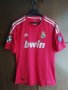 Real Madrid Adidas Champions League оригинална рядка тениска фланелка Реал Мадрид екип червен, снимка 1 - Тениски - 41471833
