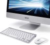 Нова Безжична клавиатура и мишка USB донгъл Съвместими с iMac MacBook, снимка 6