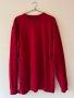 Червена блуза с дълъг ръкав М размер 100% памук ❤️, снимка 1 - Блузи с дълъг ръкав и пуловери - 44326275