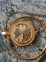 Чайка.Позлатен медальон.Механичен., снимка 3